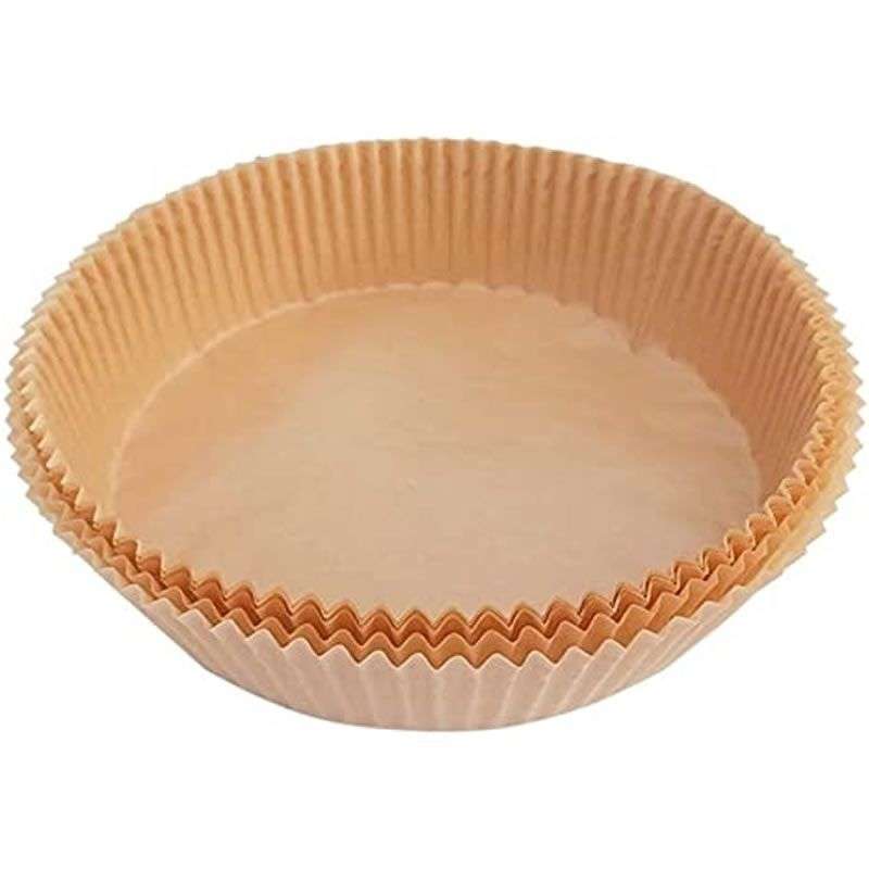 ZS - Disposable Paper Liner for Air Fryer - Brown (50 Piece) - 50pcs