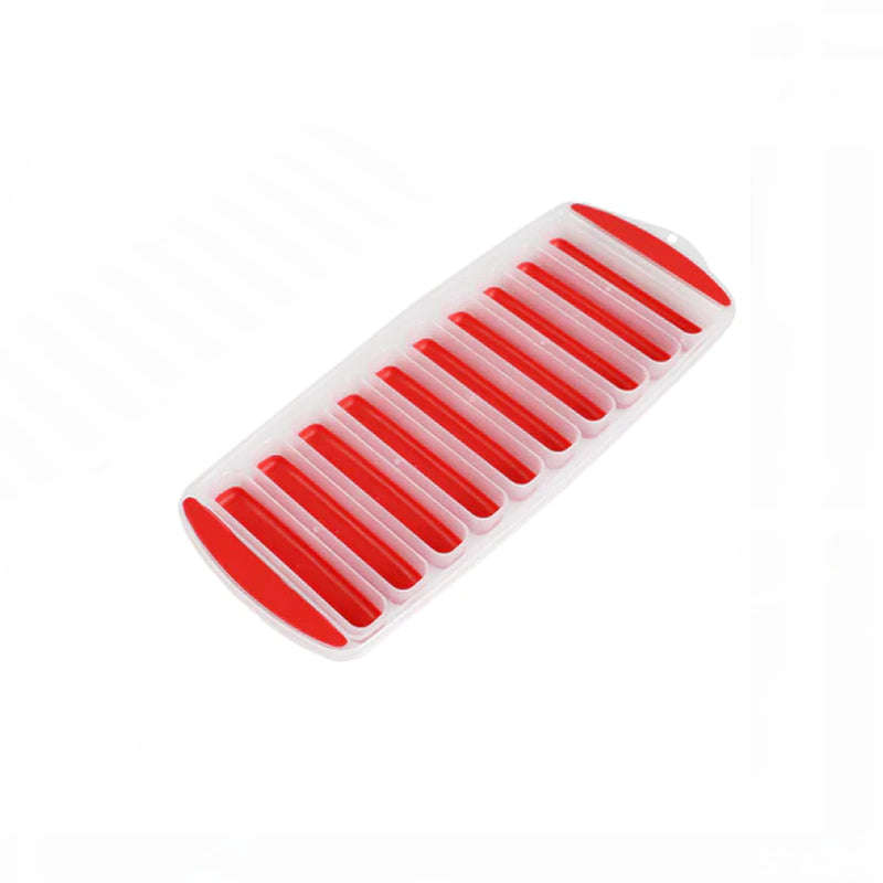 ZS - Narrow Silicone Ice Stick Cube Tray - Red