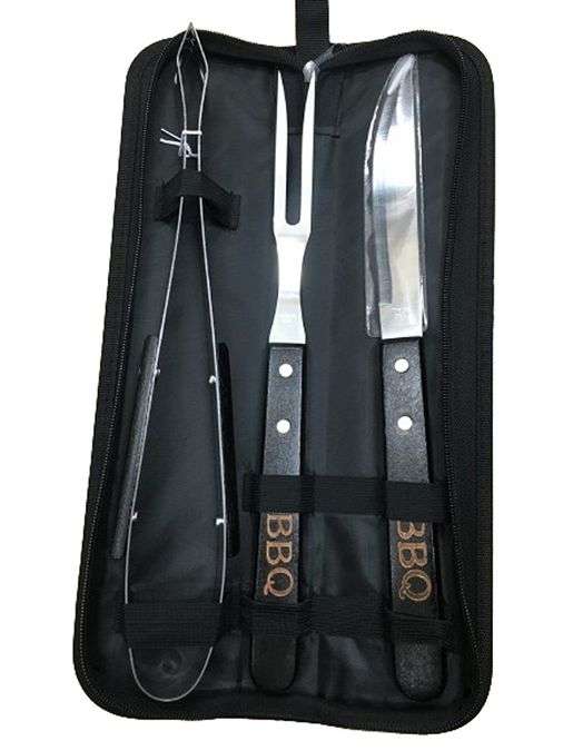 ZS - 3 Piece Braai Set With Case
