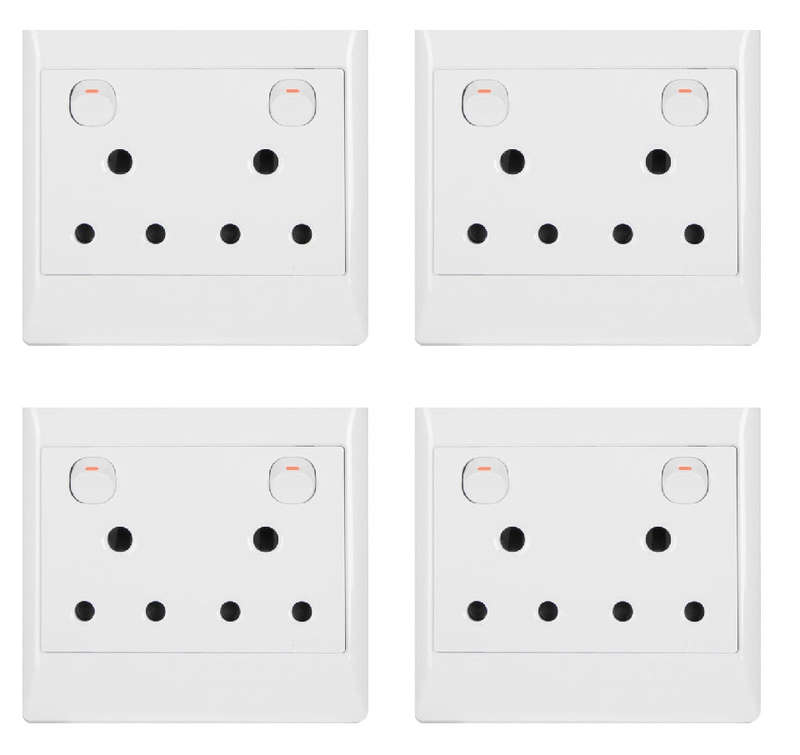 ZS - Type D Double Wall Socket (4X4) - Set of 4