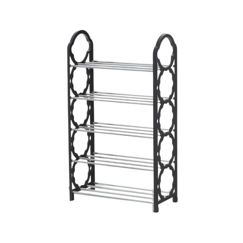 ZS - Multipurpose Space Saving 5-Layer Stainless Steel Shoe Rack Organizer - Blue