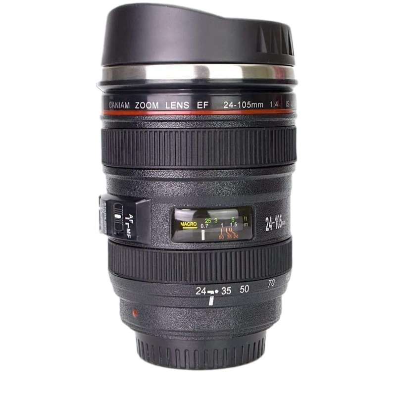 ZS - EF 24-105mm Camera Lens Thermo Flask for Coffee / Cold beverages.