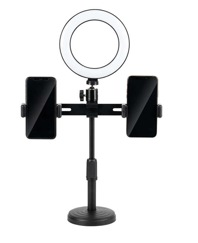 ZS - 3 IN 1 Tripod Fill Light Stand - 6 Inch