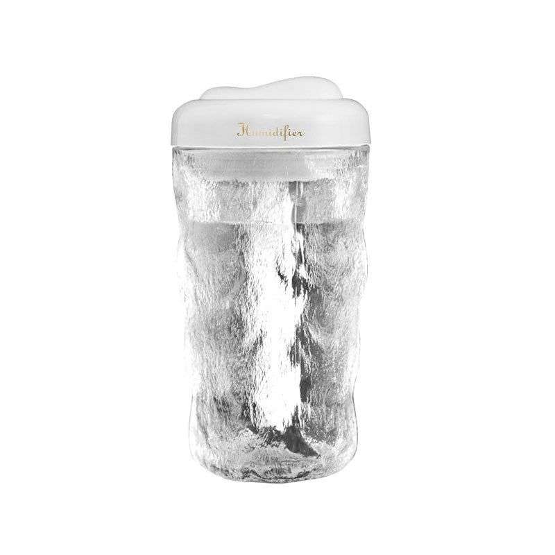 ZS - Luxury Glass Ice Core Humidifier Electric Diffusers With Night Light