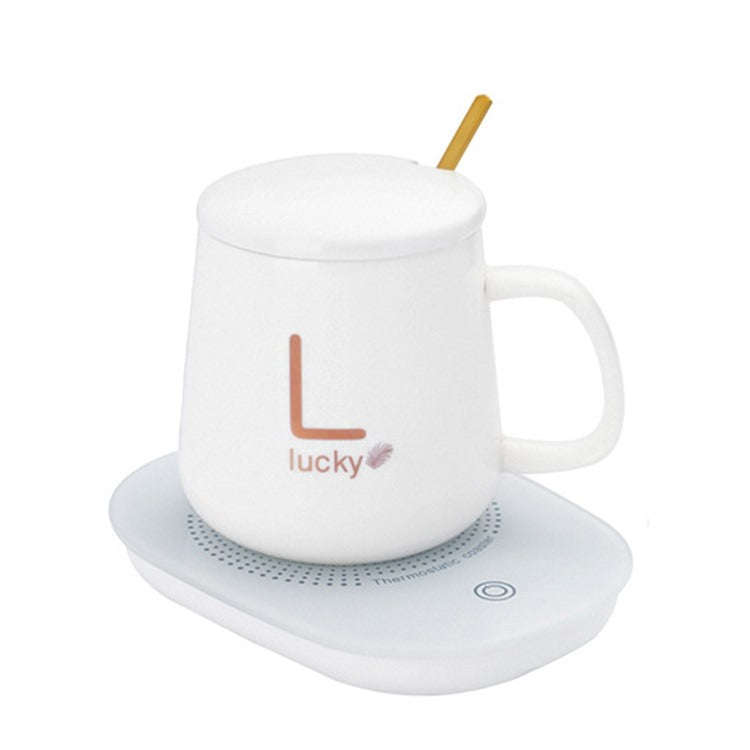 ZS - Ceramic Coffee Cup with Heating Pad - Green