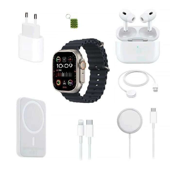 ZS - X8 Smart Watch With Power Bank And Bluetooth Earphones 6 In 1