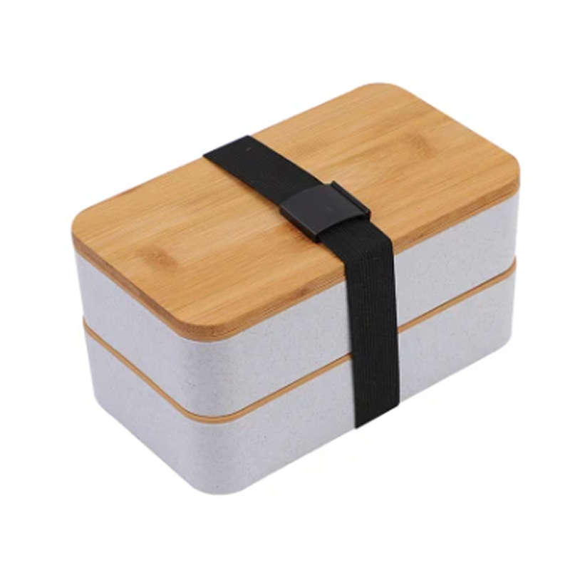 ZS - Double-Decker Bento Box - White