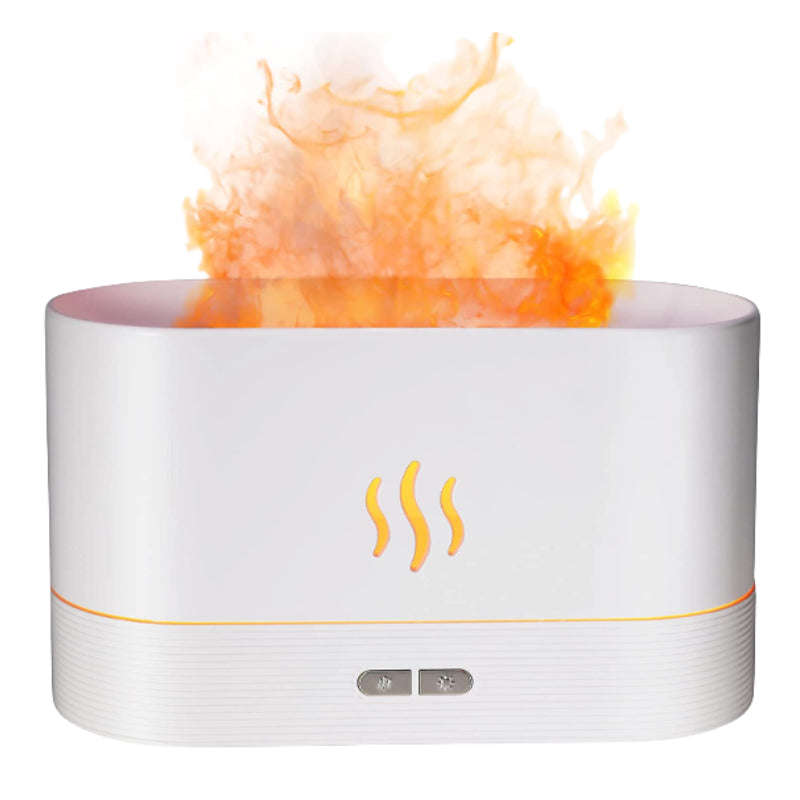Flame Aroma Difusser Humidifier - White