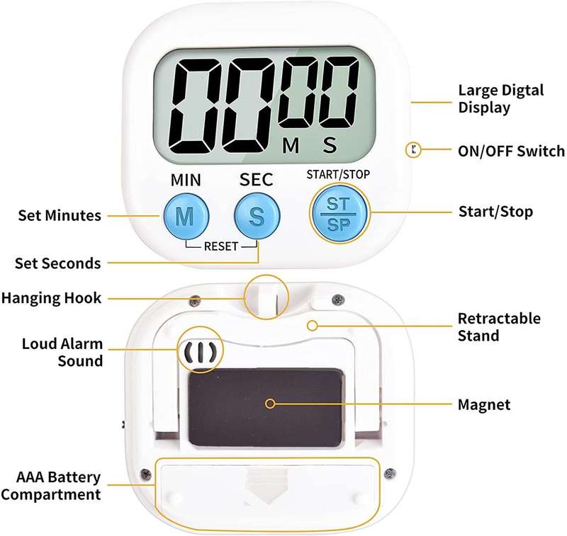 ZS - Kitchen Digital Timer - Pink