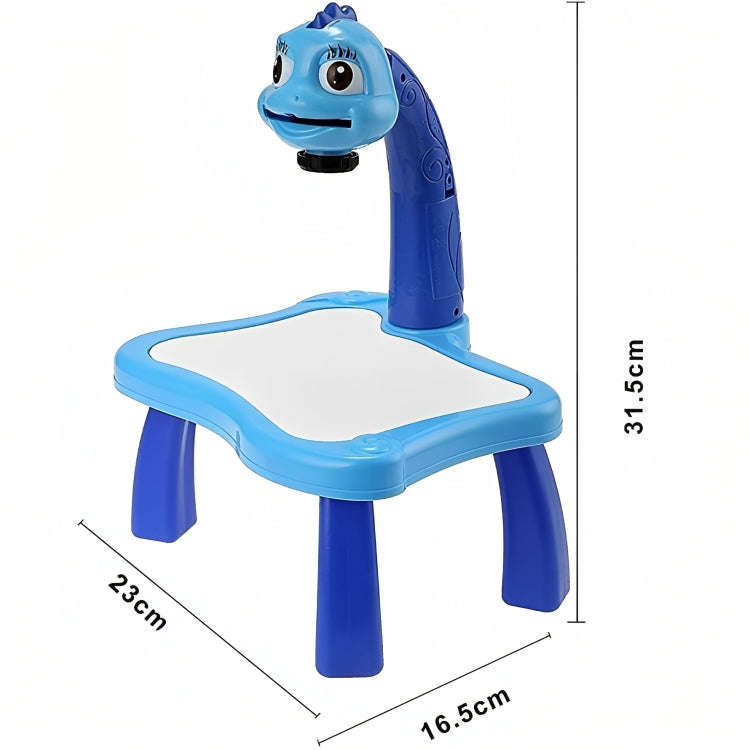 ZS - Toy Board Projector Drawing Table Painting for Children - Blue