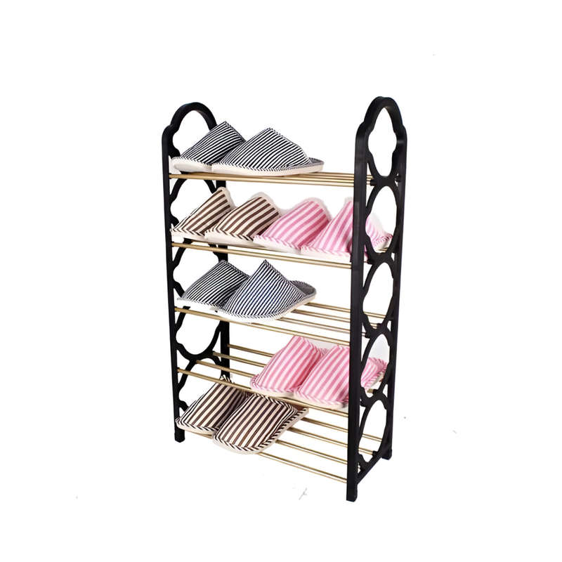 ZS - Multipurpose Space Saving 5-Layer Stainless Steel Shoe Rack Organizer - Blue