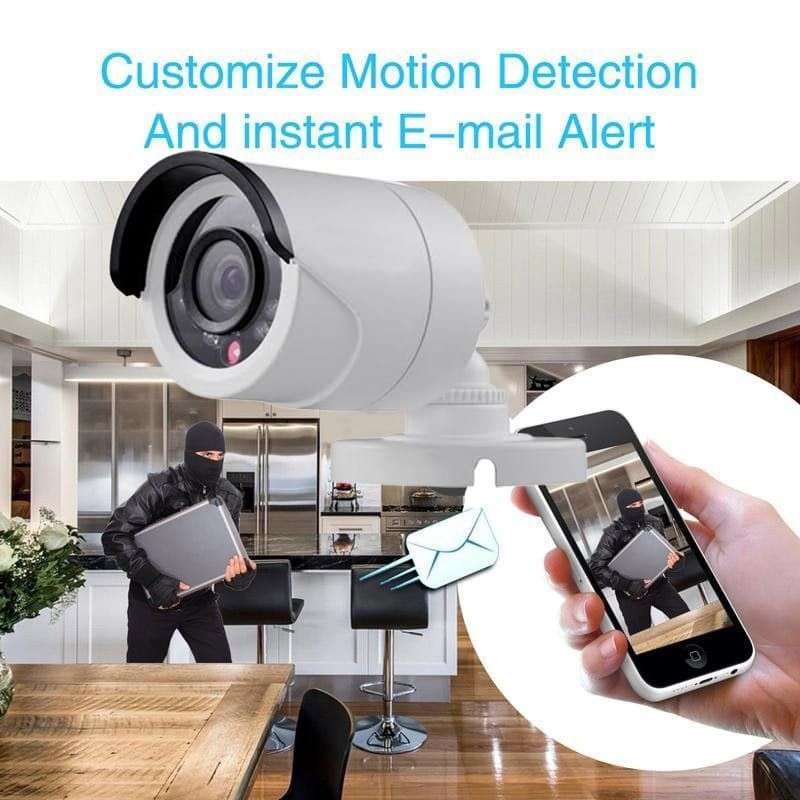 ZS - Jortan 8 Channel AHD 1080P CCTV Camera Surveillance Kit
