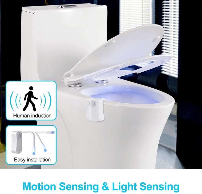 ZS - Toilet Night Light - Toilet Light with Motion Sensor LED