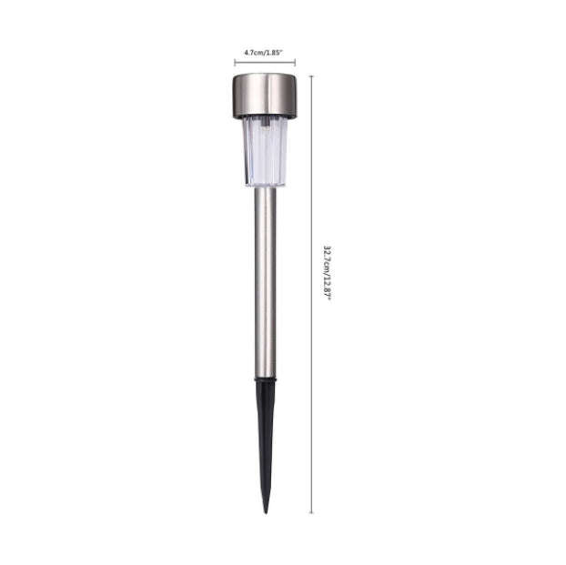 ZS - 10 Pieces Of Waterproof Solar LED Light Garden Lamp Pathway Lights