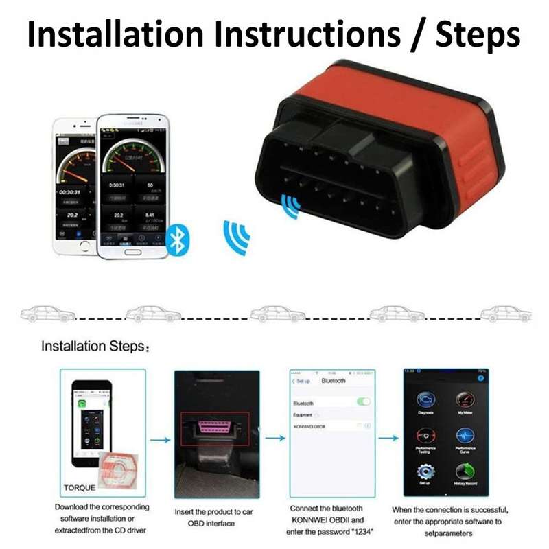 ZS - Konwei KW 903 Wireless Diagnostics Tool