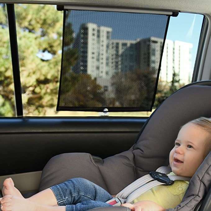 ZS - Anti-UV Retractable Car Sunshade Curtain - 40 x 60cm
