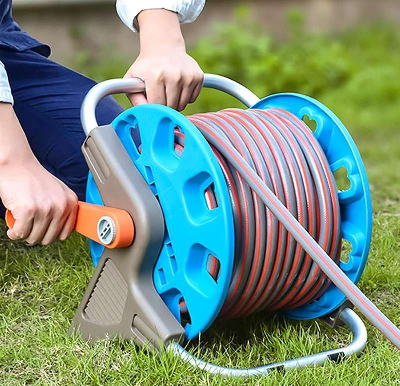 ZS - Portable Hose Pipe Reel Classic Hose Reel Set Including Hose Reel - 15M