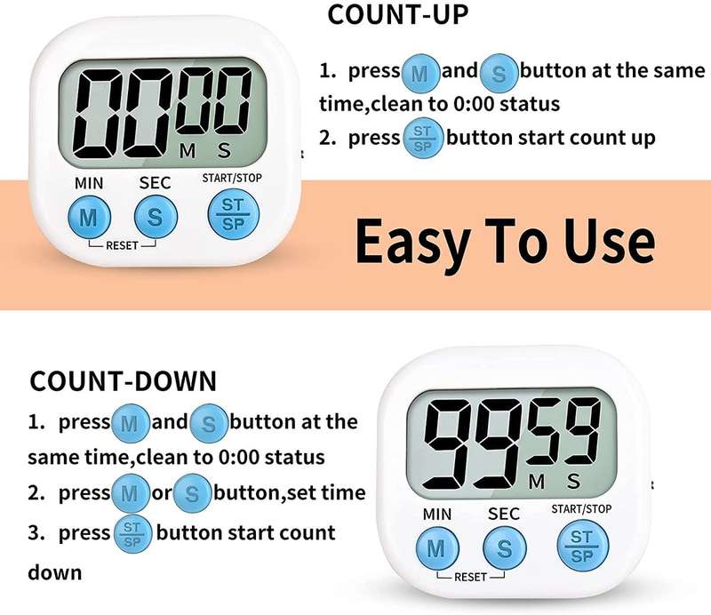 ZS - Kitchen Digital Timer - Pink