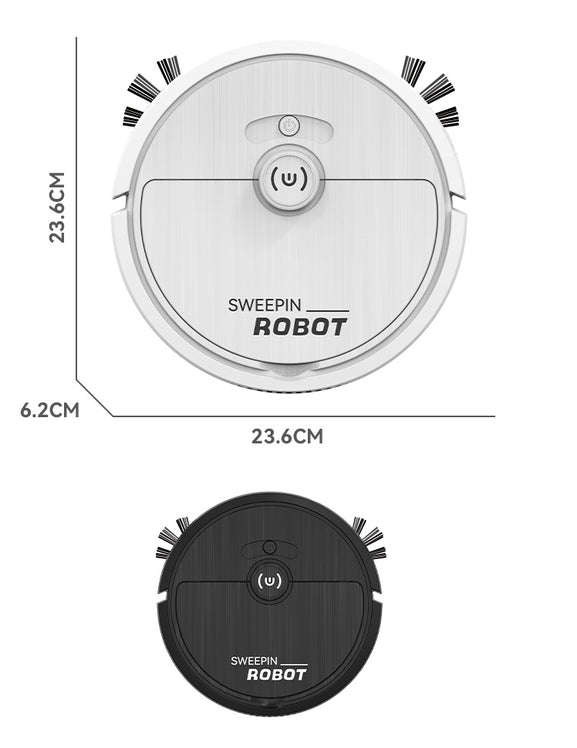 ZS - Sweeping Robot Vacuum Cleaner Rechargeable For Home - White
