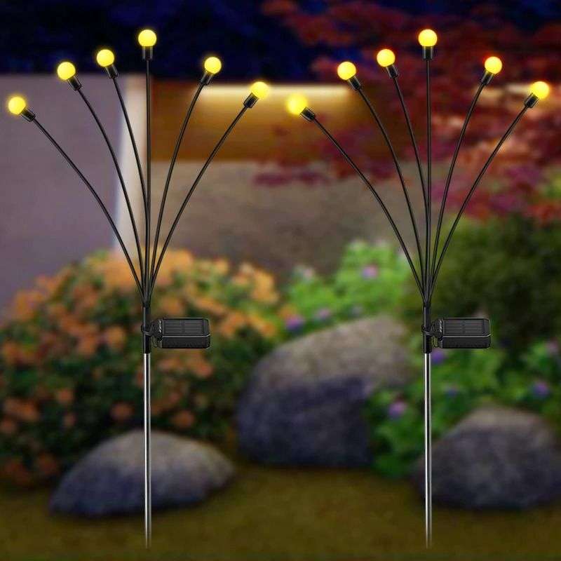ZS - Solar Firefly Garden Decor Light - 2pcs Set
