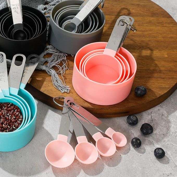 ZS - Measuring Cups And Spoons - Pink