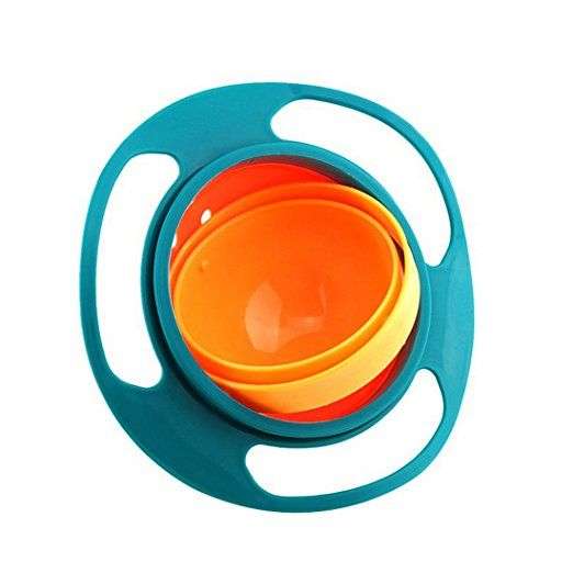 ZS - Non-Spill Gyro Bowl - Blue