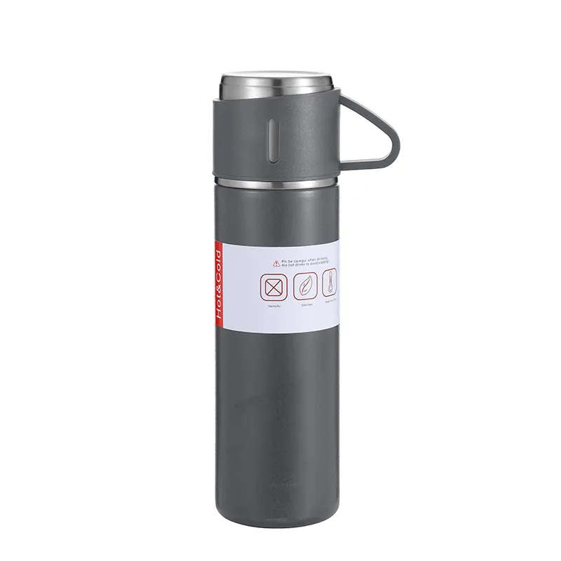 ZS - Hot and Cold Vacuum Insulated Flask - 500ml - Silver