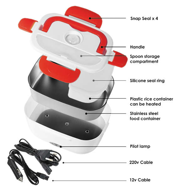 Dual Power Electric Lunch Box