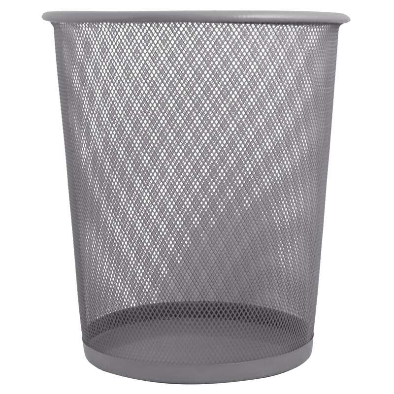 ZS - Wire Mesh Trash Can - Grey
