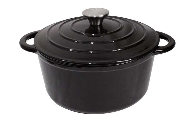 ZS - 7 Piece Cast Iron Pot Set - Sky Blue