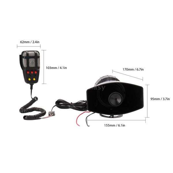 ZS - Megaphone For Car Megaphone Siren