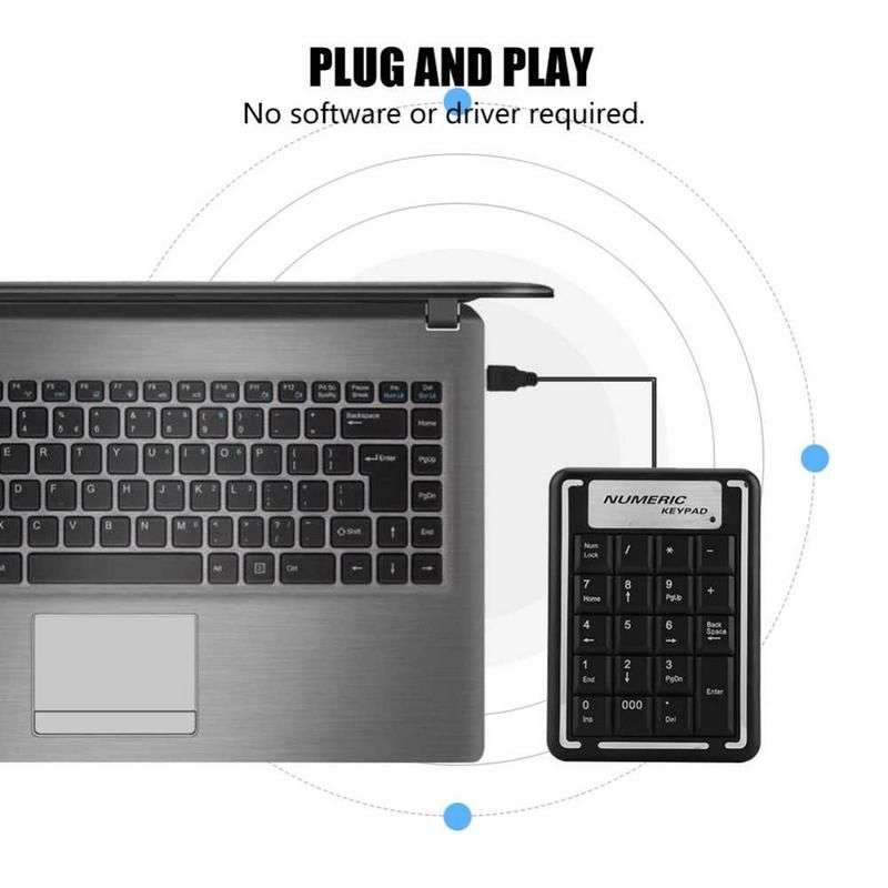 Numeric USB Keypad - With Thousand Key