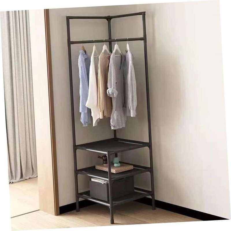 ZS - Corner Coat Rack Multi-function Floor Standing Clothes Hanger