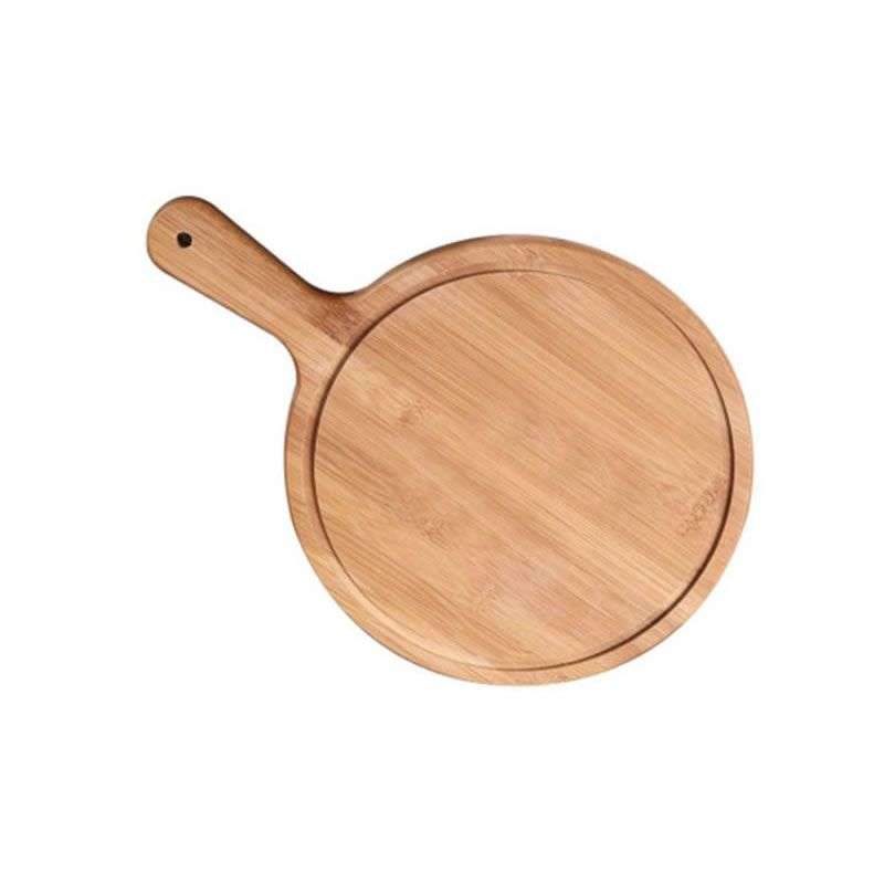 ZS - Bamboo Fruit Plate - Pizza Board - Cheese Board - Round