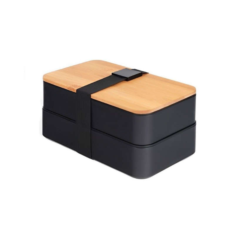 ZS - Double-Decker Bento Box - White