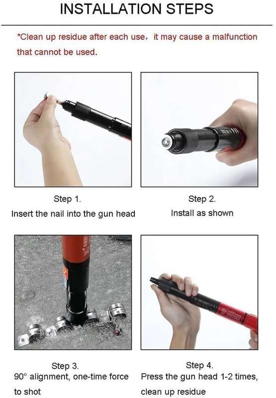 ZS - 100pcs Round Steel Nails for Portable Nail Gun