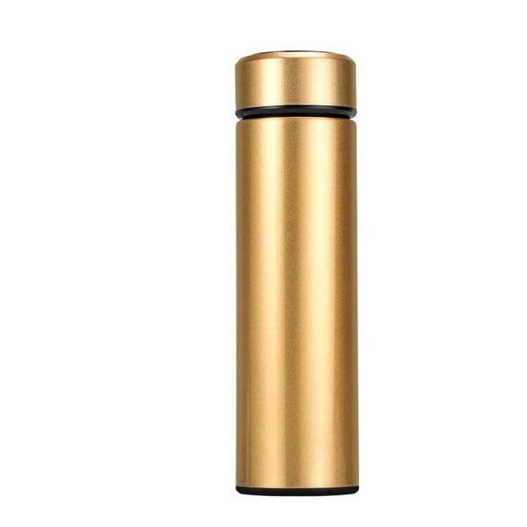 ZS - 500ml Vacuum Flask with LED Temperature Display - Gold