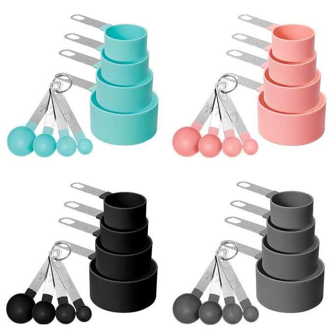 ZS - Measuring Cups And Spoons - Pink