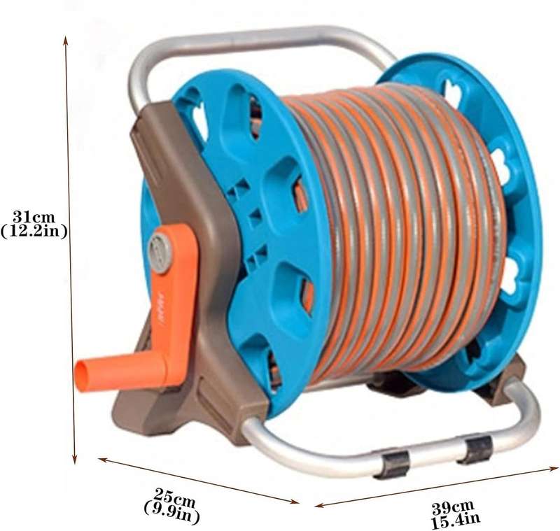 ZS - Portable Hose Pipe Reel Classic Hose Reel Set Including Hose Reel - 15M