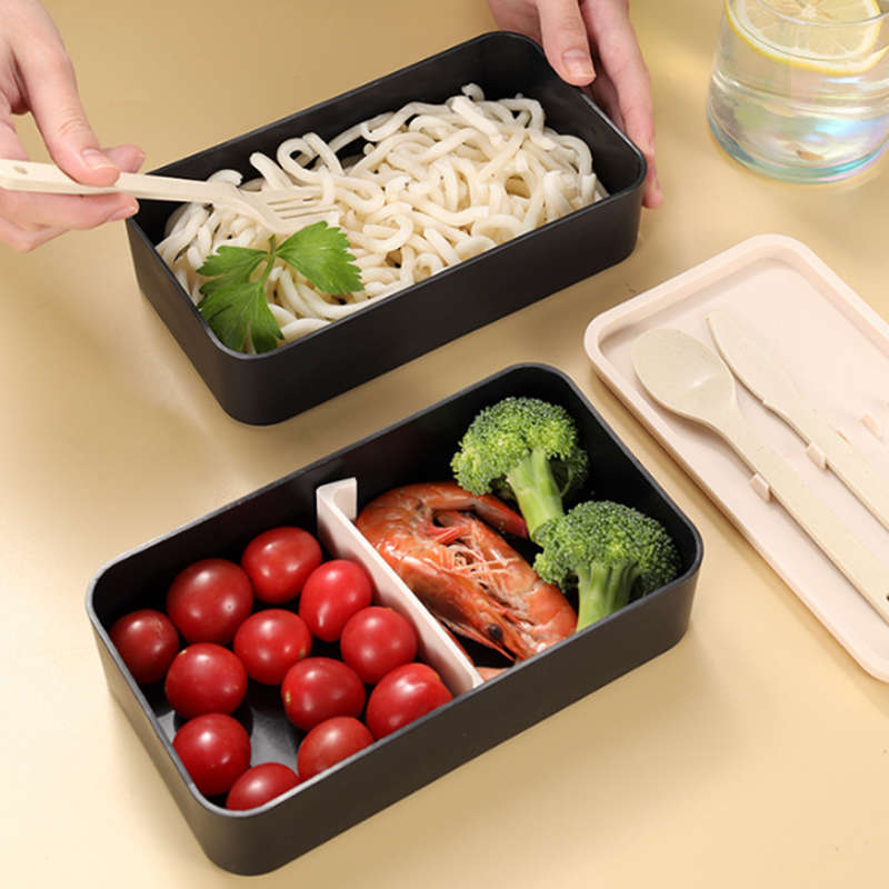 ZS - Double-Decker Bento Box - White