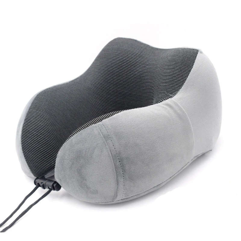 ZS - Memory Foam Travel Neck Pillow - Grey