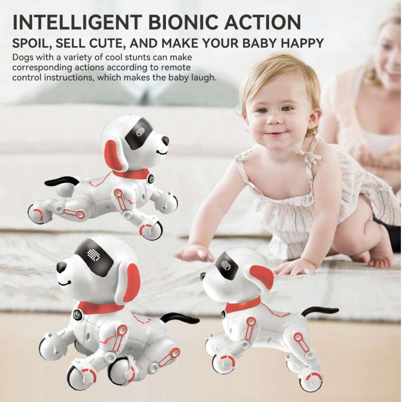 ZS - Becky the Intelligent Robot Dog - Dog with Remote Control - Blue