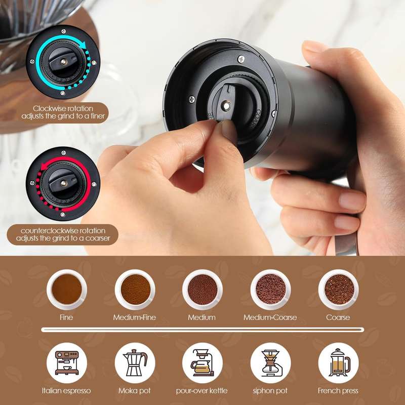 ZS - Hand Cracked Manual Coffee Grinder