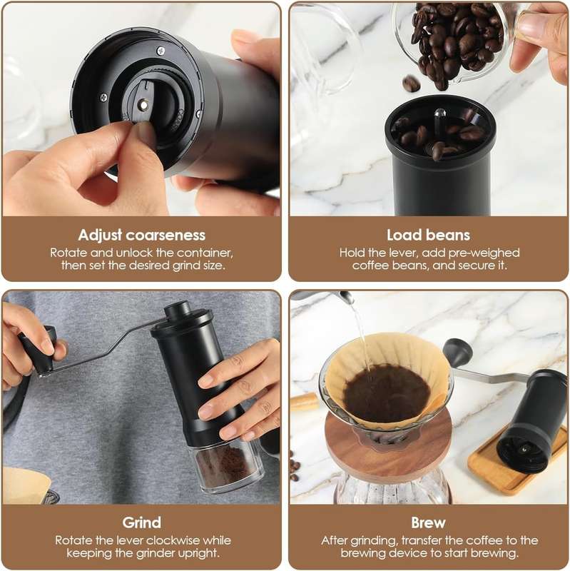 ZS - Hand Cracked Manual Coffee Grinder