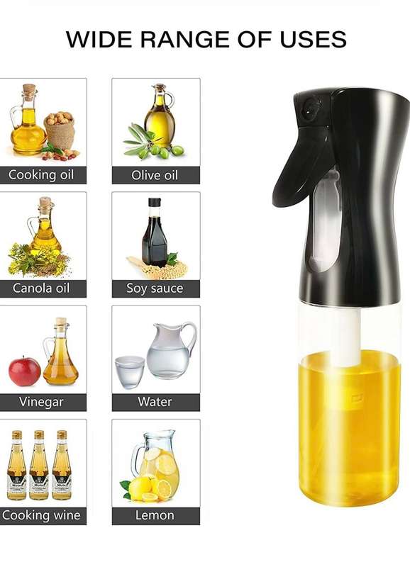 ZS - Oil Spray Bottle 200ml - White