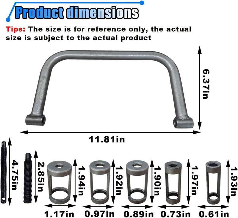 ZS - 11 PCS Universal Valve Pilers Spring Compressor Repair Tool Kit Set