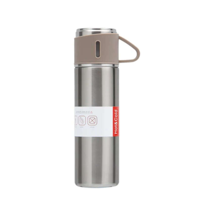 ZS - Hot and Cold Vacuum Insulated Flask - 500ml - Silver