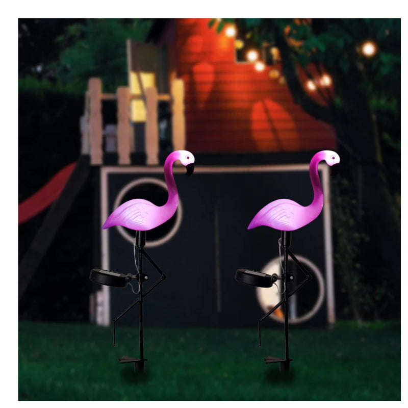 ZS - Waterproof Solar Flamingo Garden LED Lights