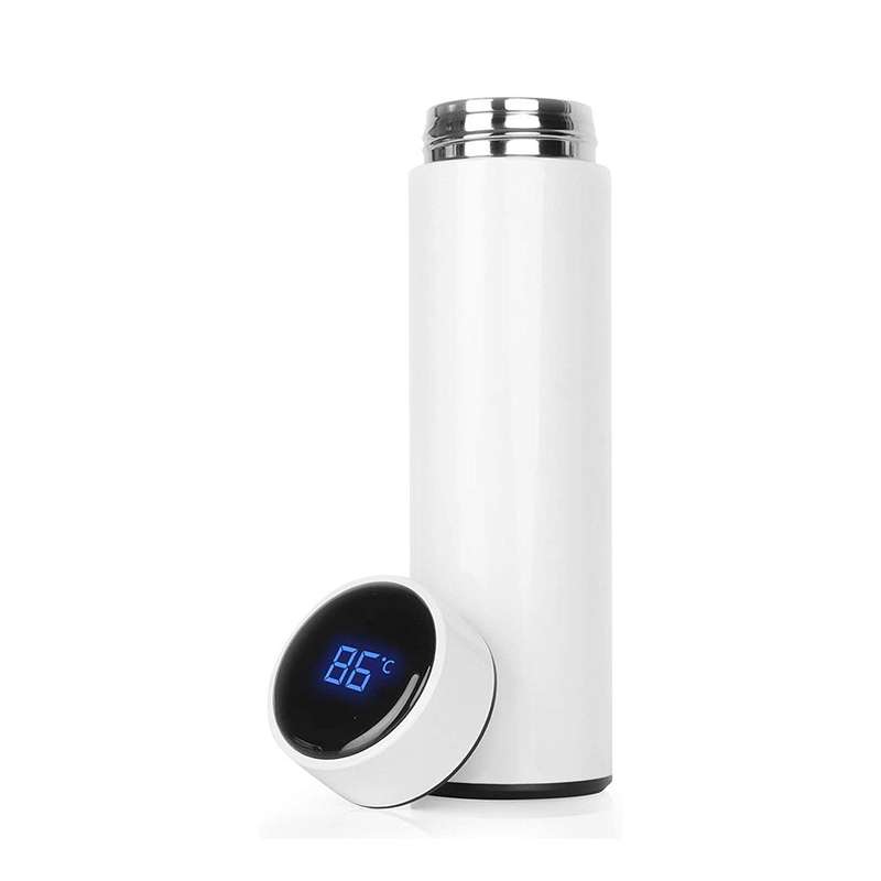 ZS - 500ml Vacuum Flask with LED Temperature Display - Gold