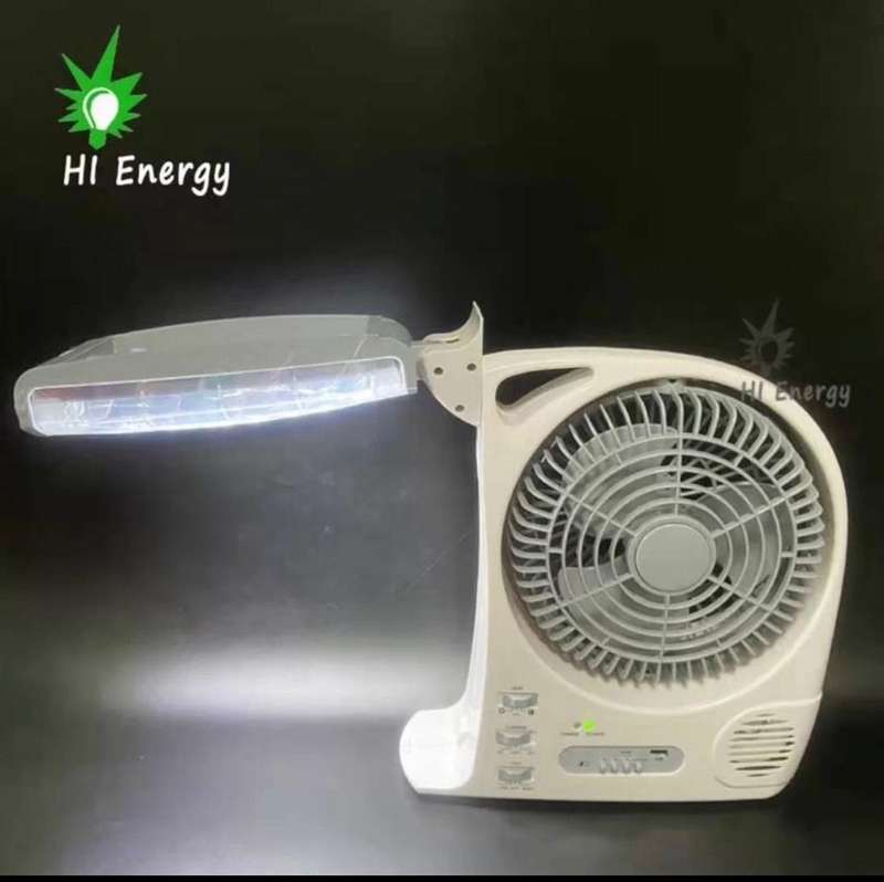ZS - GD-8028 6 in 1 Rechargeable Solar Fan